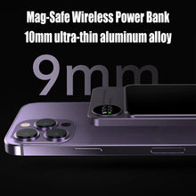 Load image into Gallery viewer, 10000mAh Macsafe Magnetic Power Bank PD20W 15W Wireless Fast Charger External Auxiliary Battery Pack For Magsafe iPhone 15 14 13
