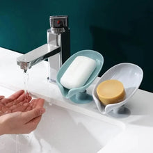 Load image into Gallery viewer, 1pcs Drain Soap Holder Leaf Shape Soap Box Suction Cup Tray Drying Rack for Shower Sponge Container Kitchen Bathroom Accessories
